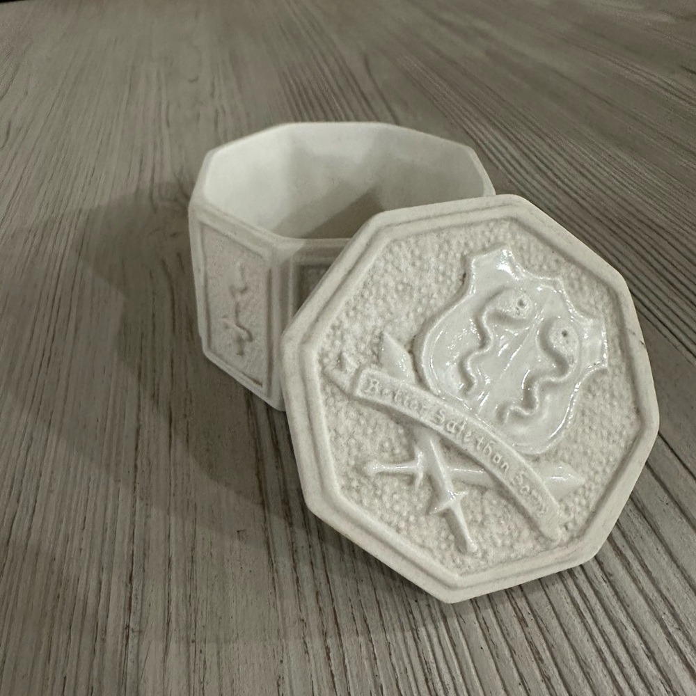 Jonathan Adler White Ceramic Box